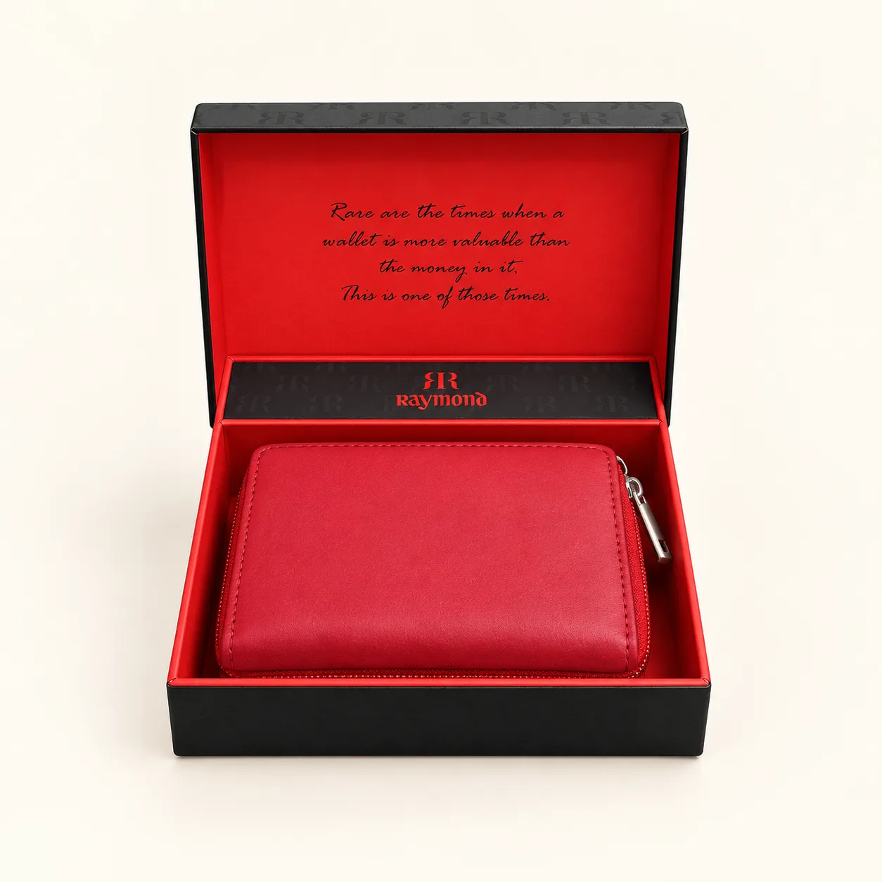 Raymond Luxury Tri-Fold Wallet with Accordion Zip Pocket